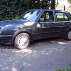 Golf 2 GL 1988 mit Montreal Alufelgen