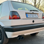 Golf 2 GL und sein neuer Endtopf
