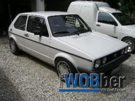 Golf 1 weiß