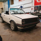 Golf 2 Speedster im Aufbau