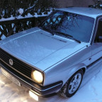 Golf 2 im Schnee