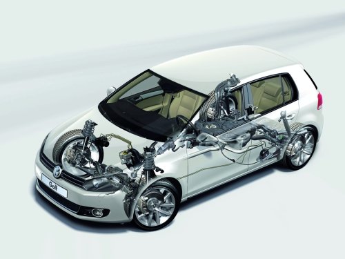 VW Golf 6 Schnittmodell
